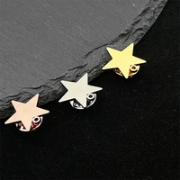 stainless steel star pendant brooch womens men butterfly buckle rose gold broochs personality fashion charm birthday present