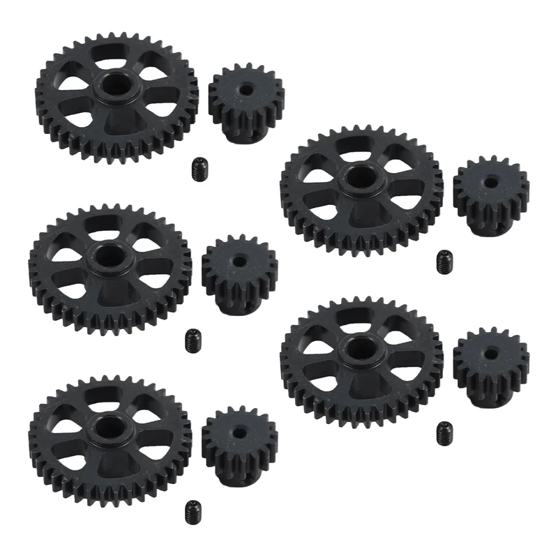 

5X Upgrade Part Metal Reduction Gear + Motor Gear Spare Parts for Wltoys A949 A959 A969 A979 K929