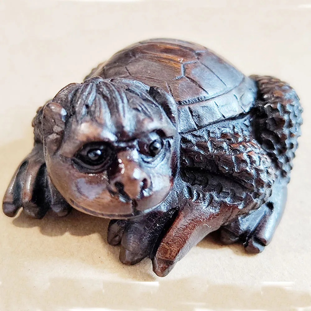 

Y8326 - 20 лет, 1,8 дюймов, ручная лампа, железная древесина Netsuke-благоприятная Ka ppa