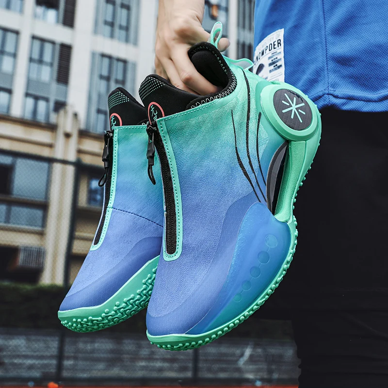 Fashion Cushioning Basketball Shoes Men Sports Shoes High Tops Mens Basketball Sneakers Men Outdoor Men Athletics Sneakers 2022