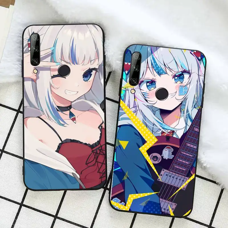 

Gawr Gura Phone Case for Huawei Honor 10 i 8X C 5A 20 9 10 30 lite pro Voew 10 20 V30