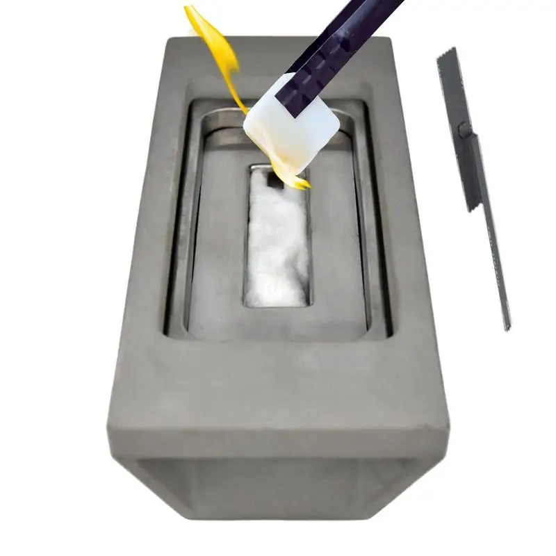 

Table Top Fire Pit Boat Shaped Personal Cement Fireplace Personal Mini Firepit Indoor Fireplace Ethanol Bowl Mini Fireplace