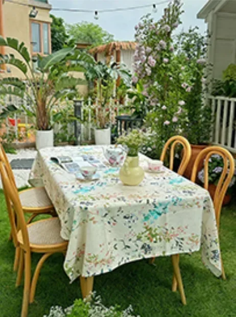 Nappe Jetable Rectangulaire Vert Herbe Imperméable Décoration de ixdɺnniversaire et Mariage 1 Pièce