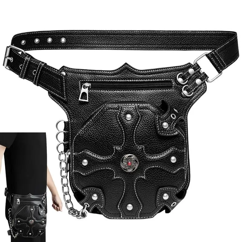 

Steampunk Retro Fanny Pack Steampunk Fanny Pack Waist Bags Gothic Shoulder Crossbody Bag Fanny Pack Women's Leg Purse