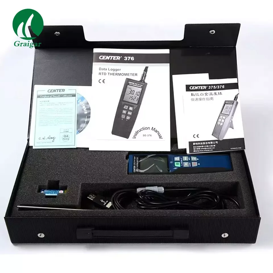 

High Quality Center-376 Precision Digital Thermometer Temperature Probe Handheld Thermometer
