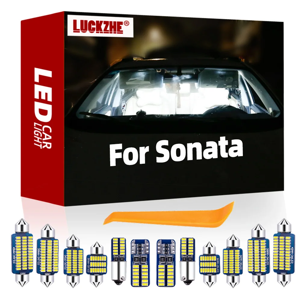 

Led Interior Light Kit For Hyundai Sonata 1989 - 2015 2016 2017 2018 2019 2020 LED Bulbs Dome Map Reading Canbus