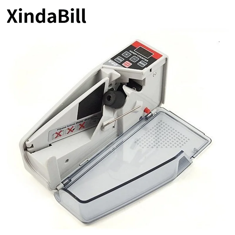 

V40 Mini Portable Handy Currency Counter Machine Money Cash Counting Machine Banknote Counting,