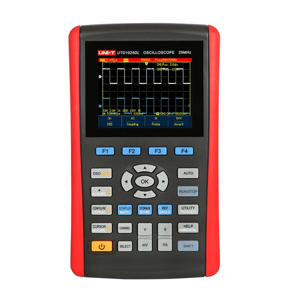 

UTD1025DL Handheld Digital Storage Oscilloscope Universal Portable Measuring Instrument High Precision Multimeter Automatic