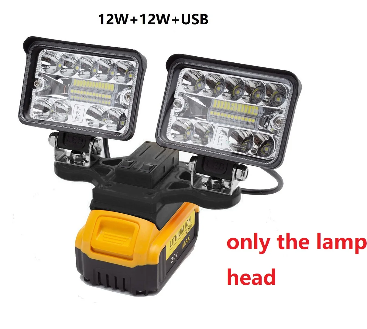 

Светодиодный рабочий светильник для Makitafor 20V MAX XR, литий-ионный аккумулятор с поворотной головкой на 150 градусов, светодиодный рабочий светил...