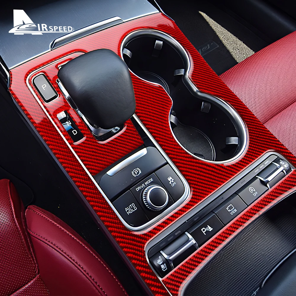 Настоящая мягкая наклейка из углеродного волокна для Kia Stinger 2019 2020 2021 2022 2023 LHD RHD