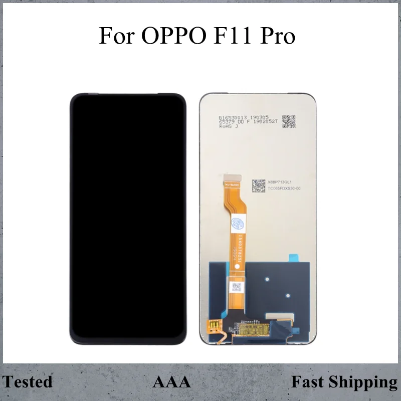 

Оригинальный экран для OPPO F11 Pro ЖК-дисплей сенсорный экран дигитайзер с заменой рамки