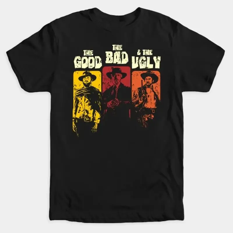 Фото Хлопковая футболка S 5XL The Good Bad and Ugly Movie Il buono №1