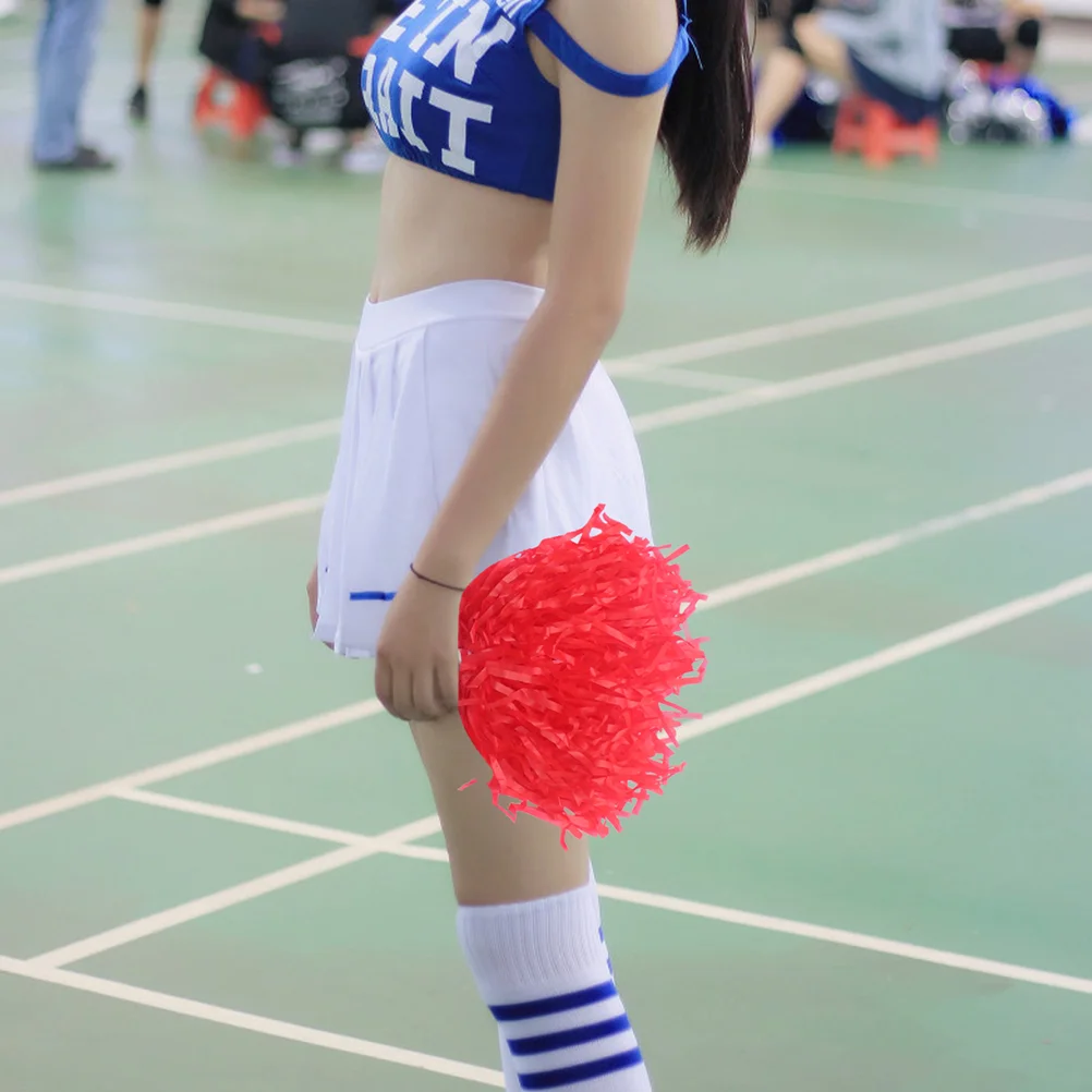 

Cheer Poms с ручкой, многоразовые помпоны, реквизиты для аквариума