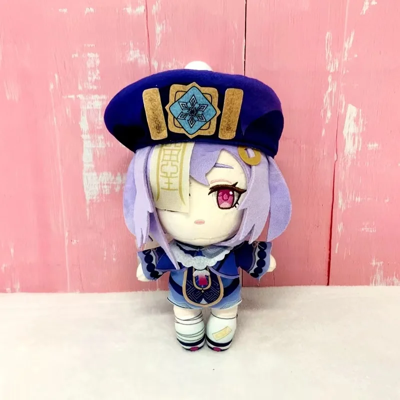 

Genshin Impact Qiqi Cosplay Dolls Soft Qiqi Costume 20cm Cotton Xiangling Doll Kids Cartoon XMAS Holiday Birthday Toys