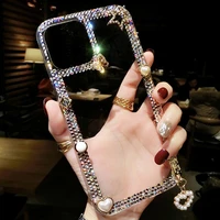 for samsung galaxy note 20 10 s22 s21 s20 fe ultra s10 plus fashion butterfly star bling pearl diamond crystal love pendant case