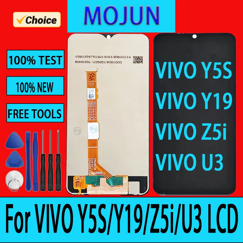 ЖК-дисплей для VIVO Y5S преобразователь сенсорного экрана в сборе Y19 Z5i U3 замена