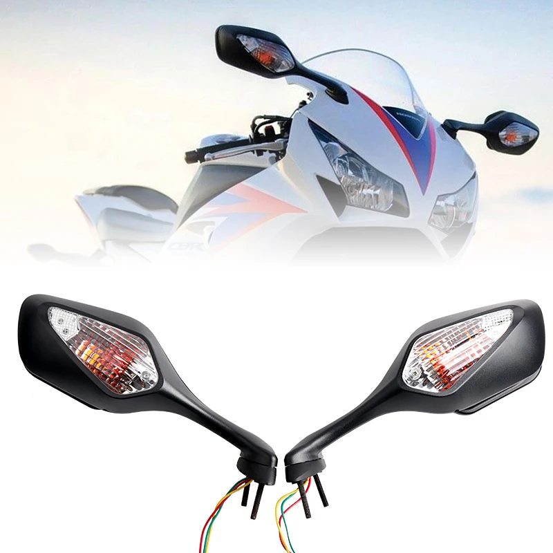 

Для мотоциклетного зеркала заднего вида HONDA CBR1000RR F5 2008-2013, светодиодные боковые зеркала с указателем поворота