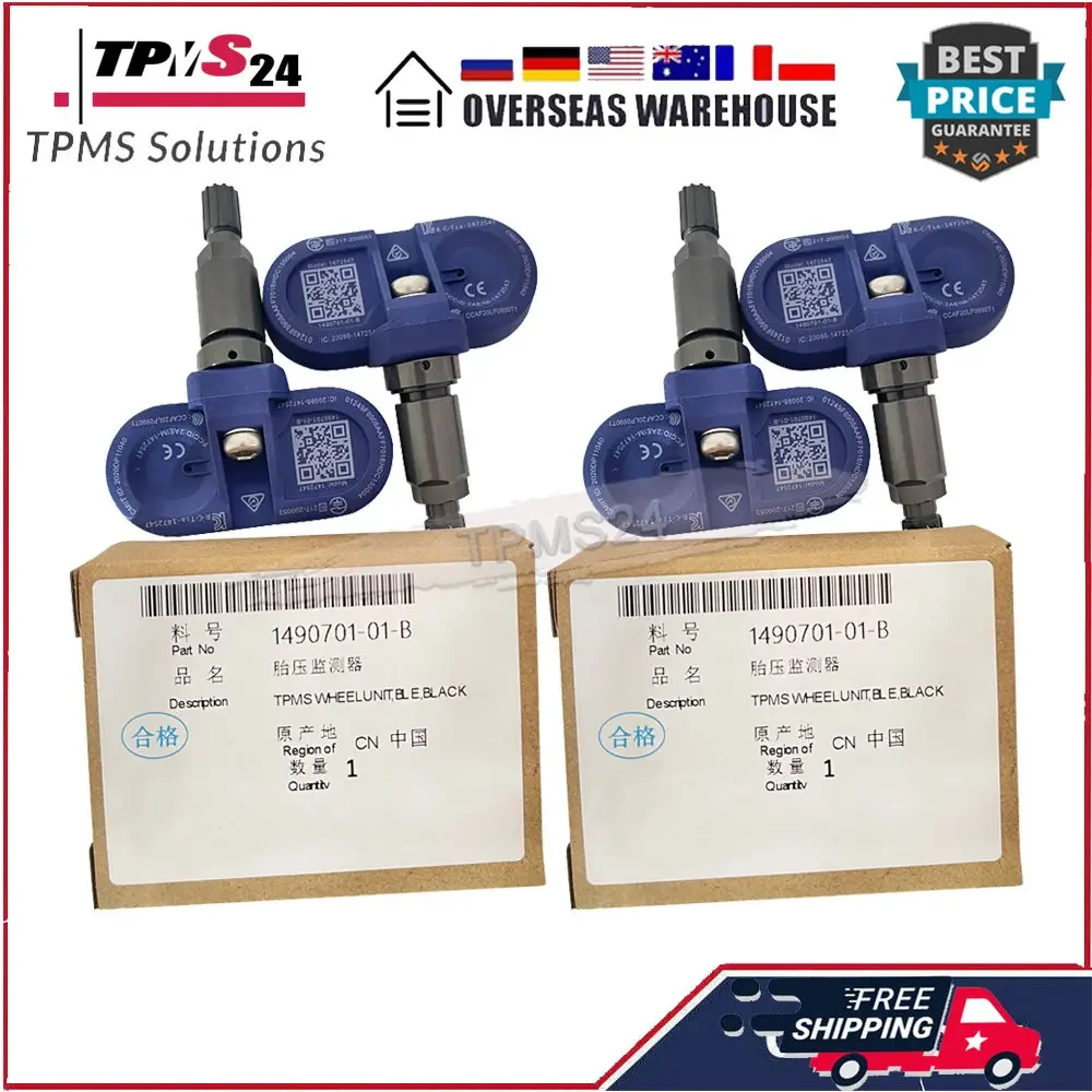 Новый датчик давления в шинах Bluetooth TPMS 149070100B для 2021 2022 Tesla Model 3 Y X S 1472547 1490701-01-B 149070101B