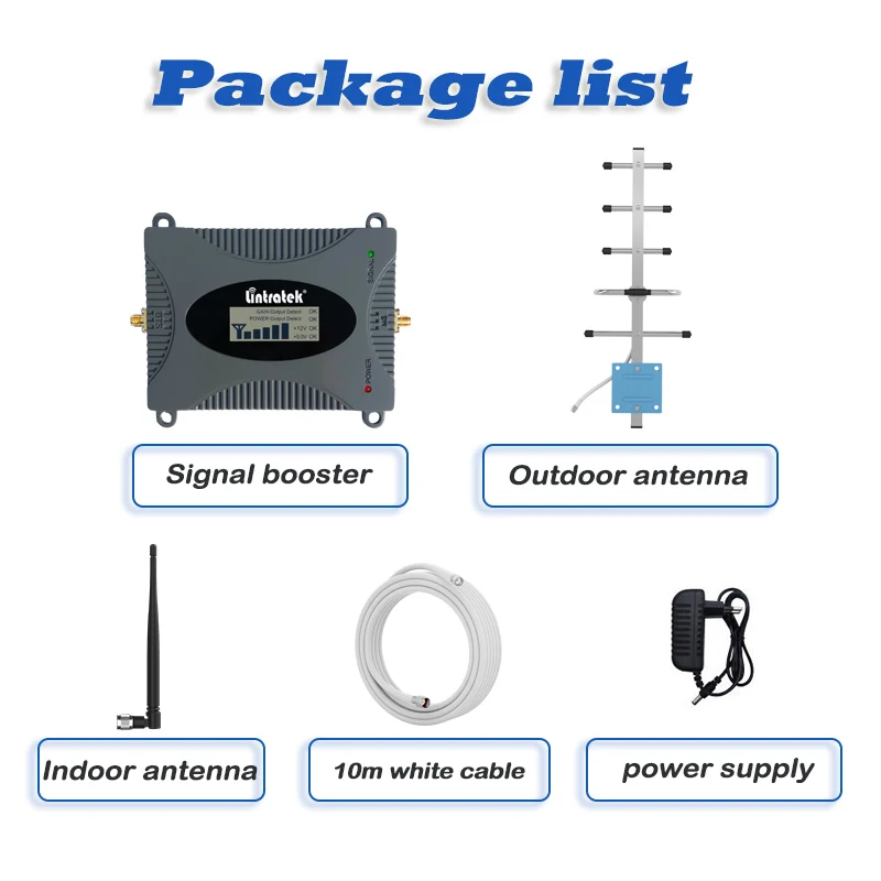 Lintratek 850 MHz Band 5 Mobile Signal Amplifier 2G 3G 4G Cellular Repeater CDMA 2G UMTS LTE Booster Antenna Kit Brazil Chile B5 images - 6