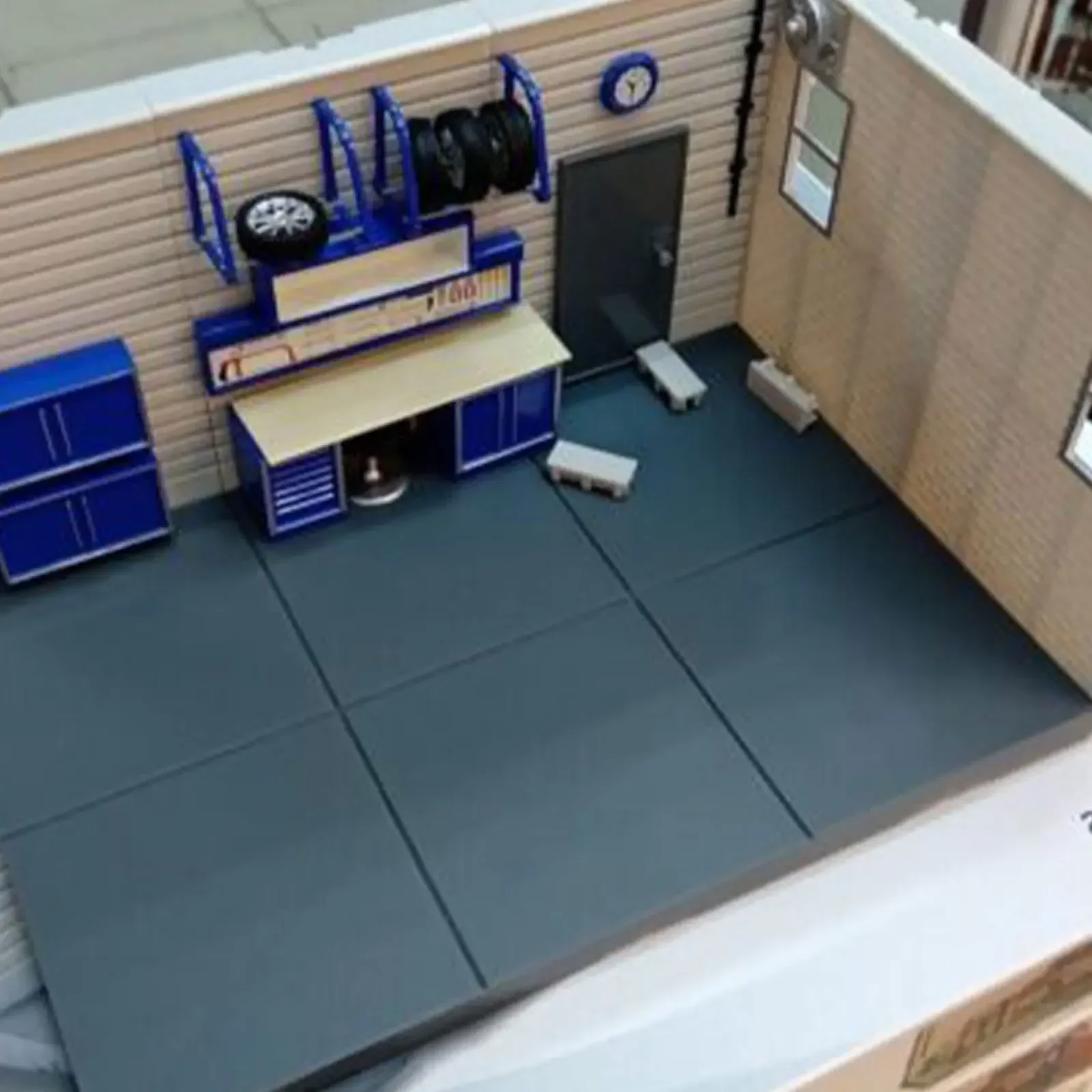 Новый 1/43 диорама модель автомобиля гараж собранные украшения автомобиль высокое