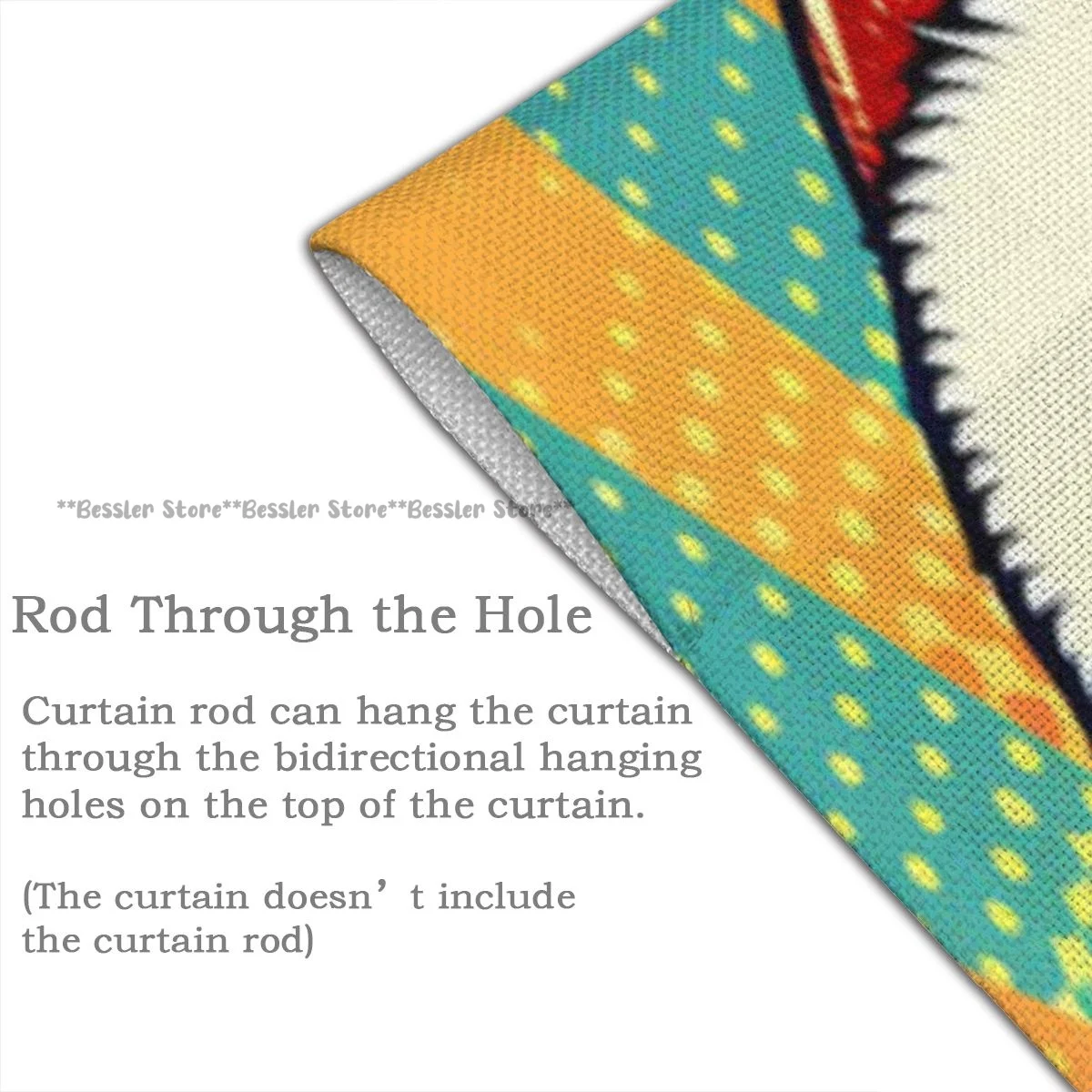 Дверные занавески украшение комнаты портрет Санта-Клауса вешалка для