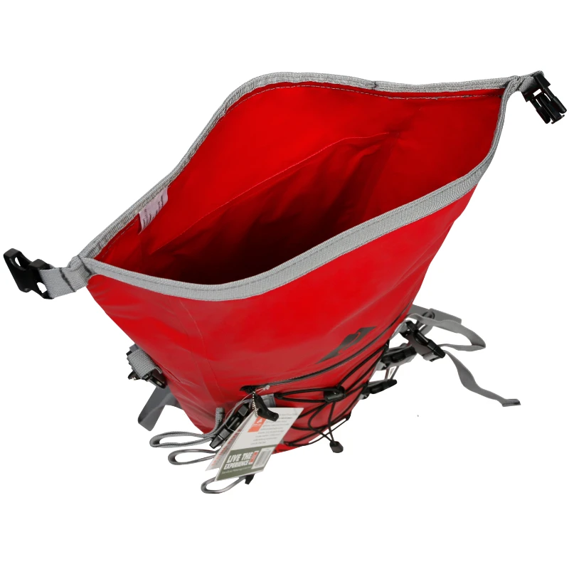 Spring River Waterproof Roll Top Kayak Backpack, Red