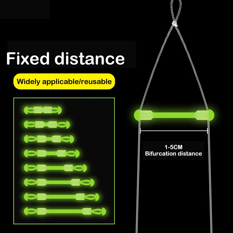 10 шт. двойной рыболовный крючок разделитель фиксированного расстояния сепаратор