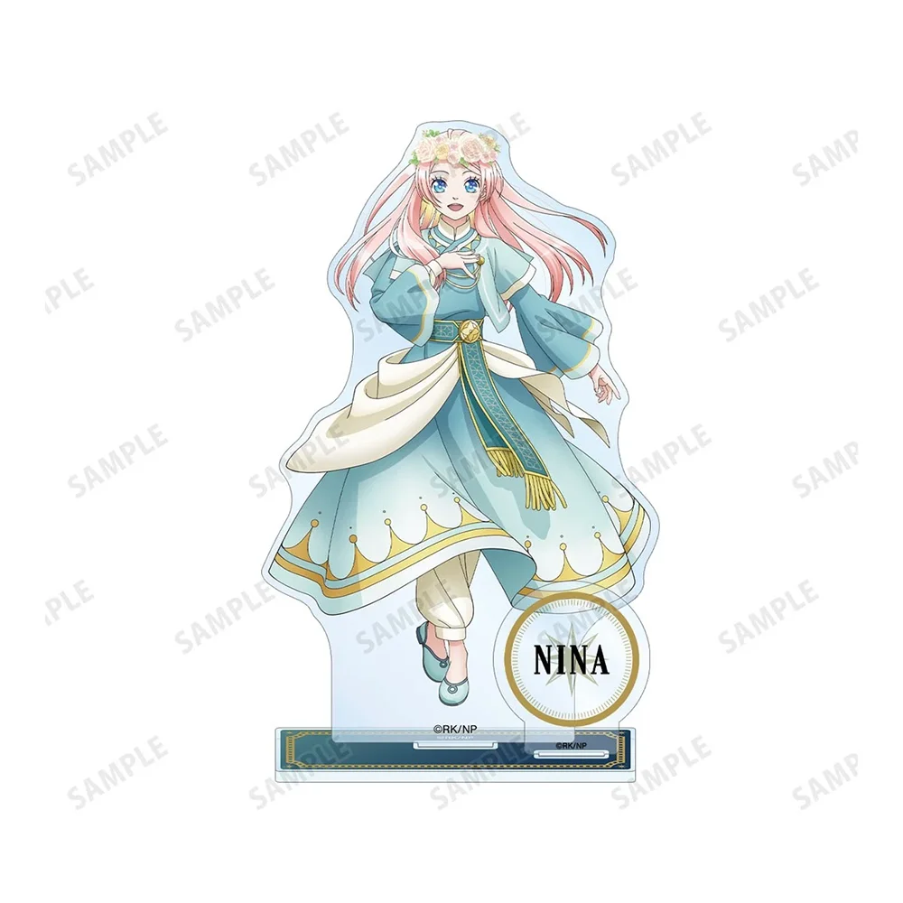 Фото Аниме Nina the Starry Bride 15 см акриловая подставка Nina Sett Azure Seth Fortna модель тарелка декор стола подарок №2