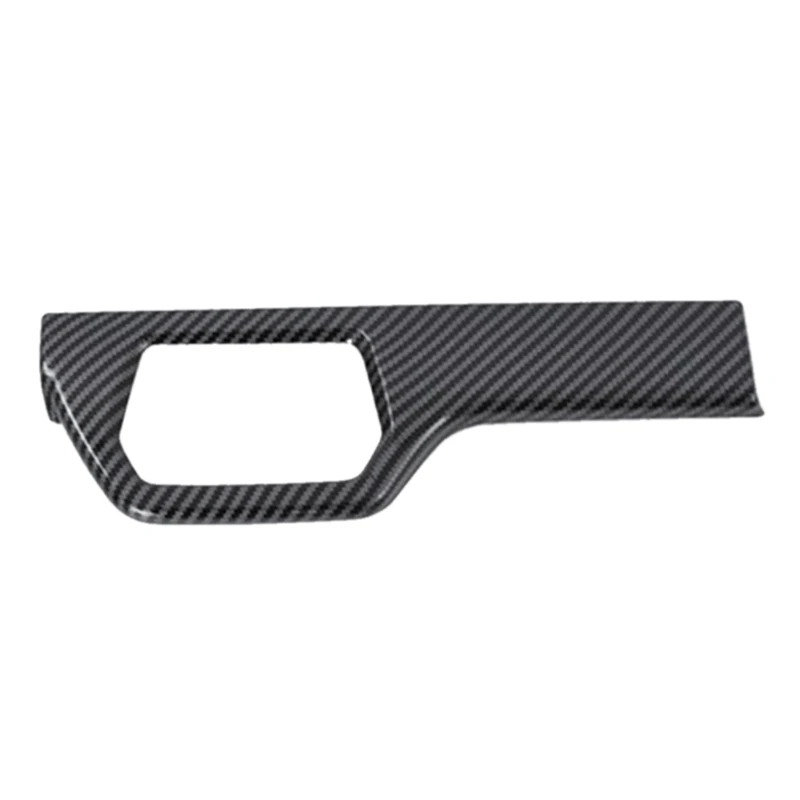 

Carbon Fiber Car Central Headlight Adjustment Switch Cover Decoration For ID.6X 2022