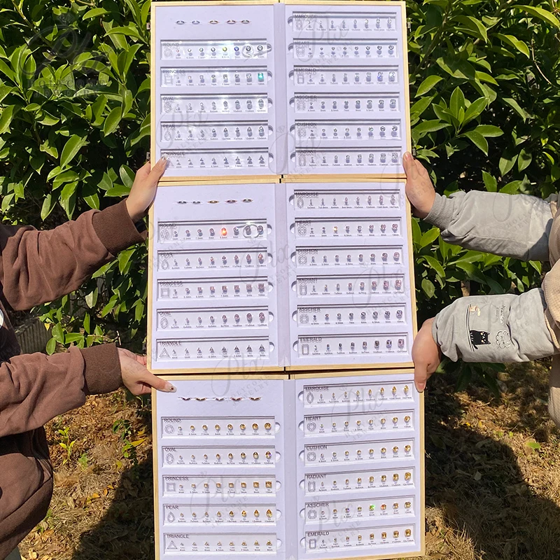 Инструмент для измерения ювелирных изделий набор CZ в каратах эталонный размер