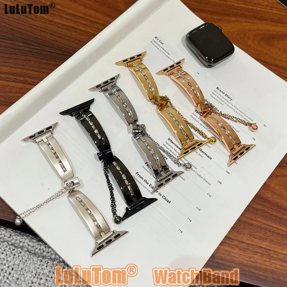 Ремешок металлический для Apple Watch 9 Band Ultra 2 цвет в ассортименте