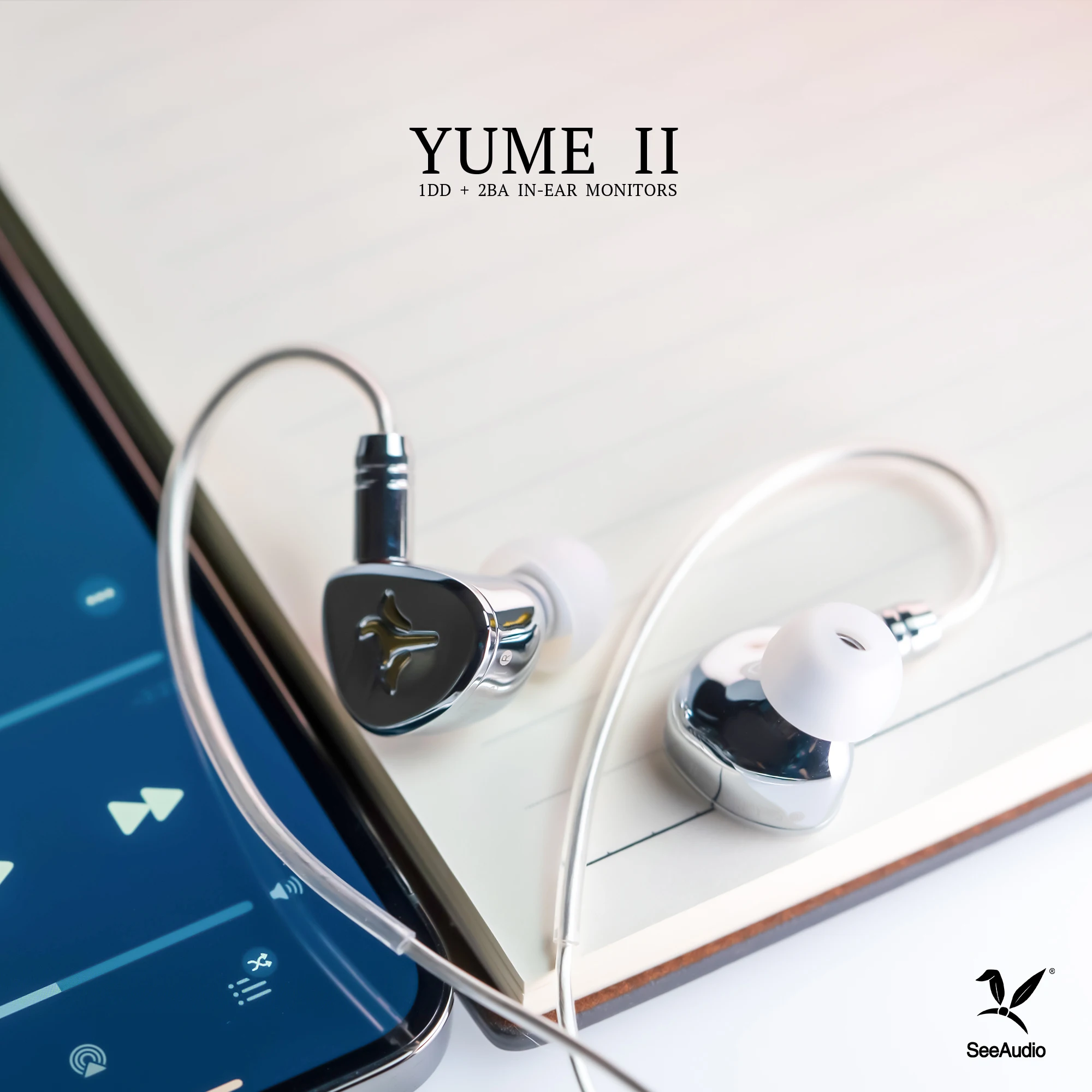 Фото Наушники SeeAudio Yume2 1DD + 2BA гибридный блок Hi-Fi наушники YUME II DJ музыкальный монитор IEM с Наушники SeeAudio Yume2 1DD + 2BA гибридный блок Hi-Fi наушники YUME II DJ музыкальный монитор IEM с