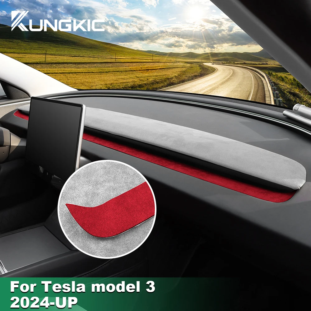 KUNGKIC итальянская верхняя замшевая приборная панель решетка вентиляционного