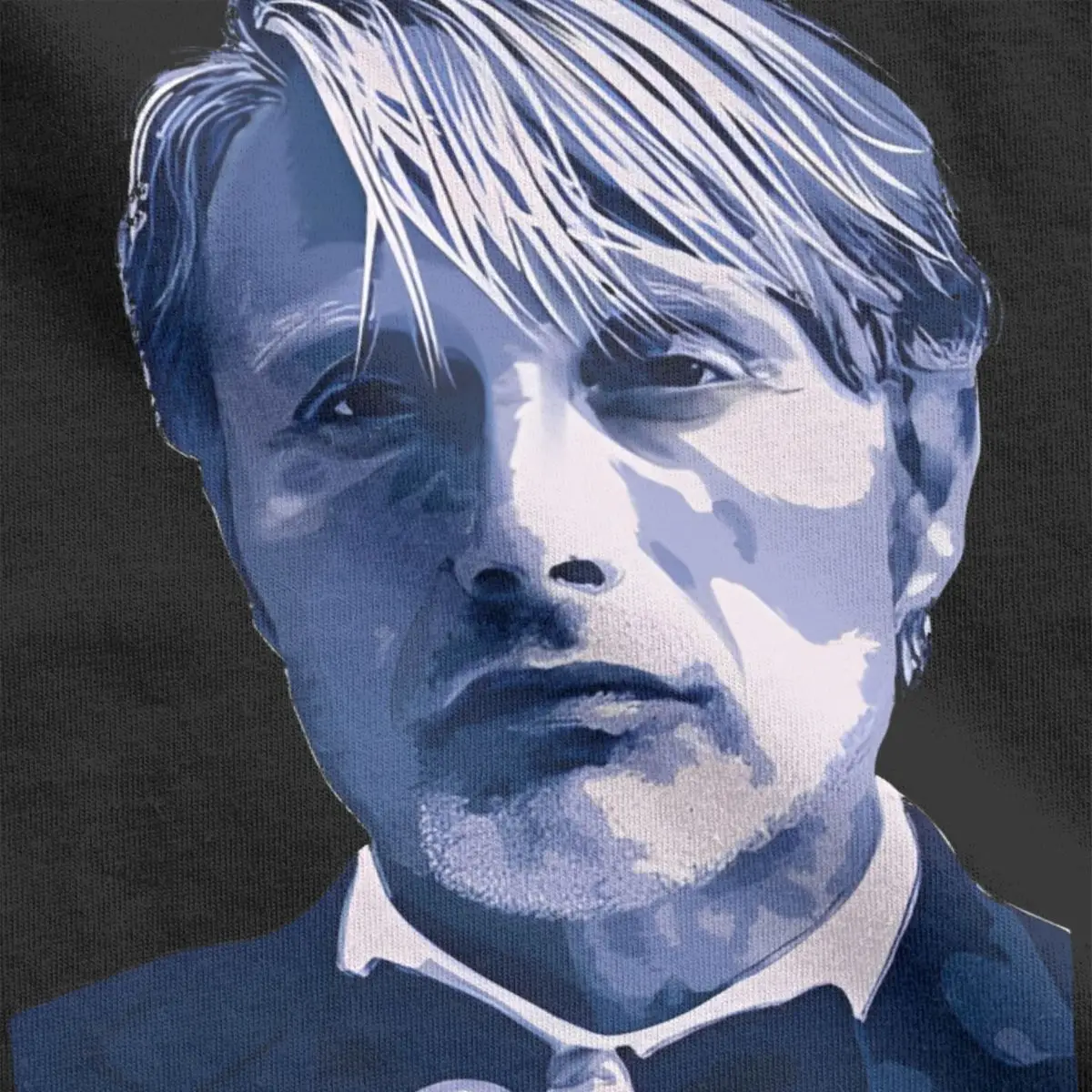 Модная футболка с портретной надписью Mads Mikk Ahora Męskie хлопковые футболки круглым