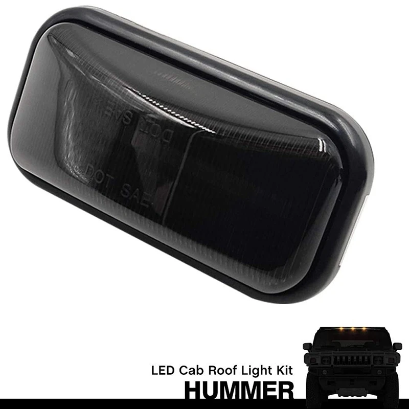3 шт. дымчатый фонарь для передней крыши кабины Hummer H2 2003-2009 / SUT 2005-2009