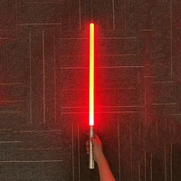 rgb laser sword star wars iron lightsaber collision discoloration cosplay props sound luminous toy gift for children performance