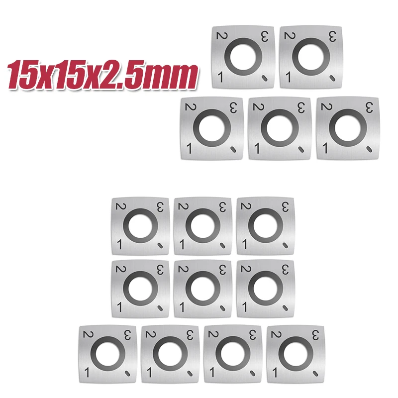 

Woodturning Carbide Insert Cutter Square Carbide Blades 4-edge Carbide Cutting Tools High Hardness for Wood Working Turning Tool