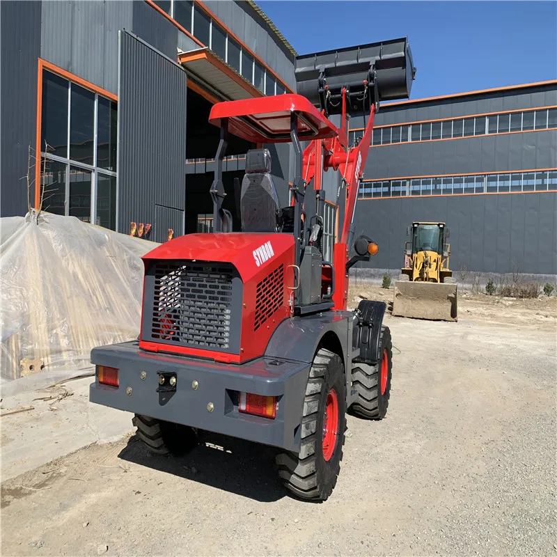 

SYNBON Garden Diesel Trench Digging Agricultural Machinery 4 Wheel Front Loader