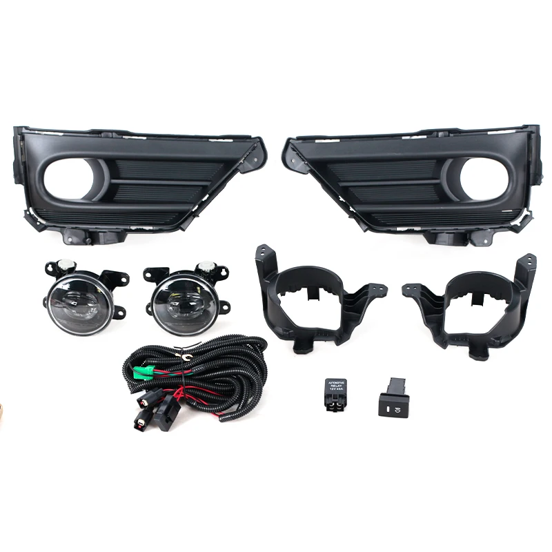 

Светодиодные противотуманные фары для Honda CRV CR-V 2020 2021 2022, крышка противотуманной фары, гриль, рамка, противотуманные фары, лампа дальнего света, 1 комплект 71106-TLZ-H51