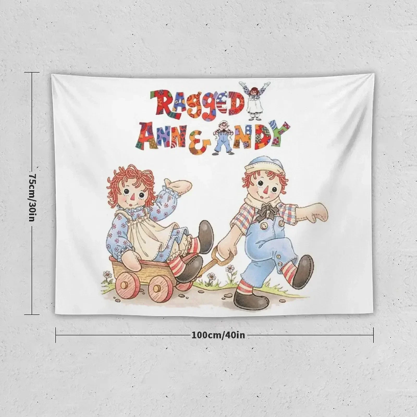 Гобелен Raggedy Ann And Andy аксессуары для домашнего декора эстетический домашний декор