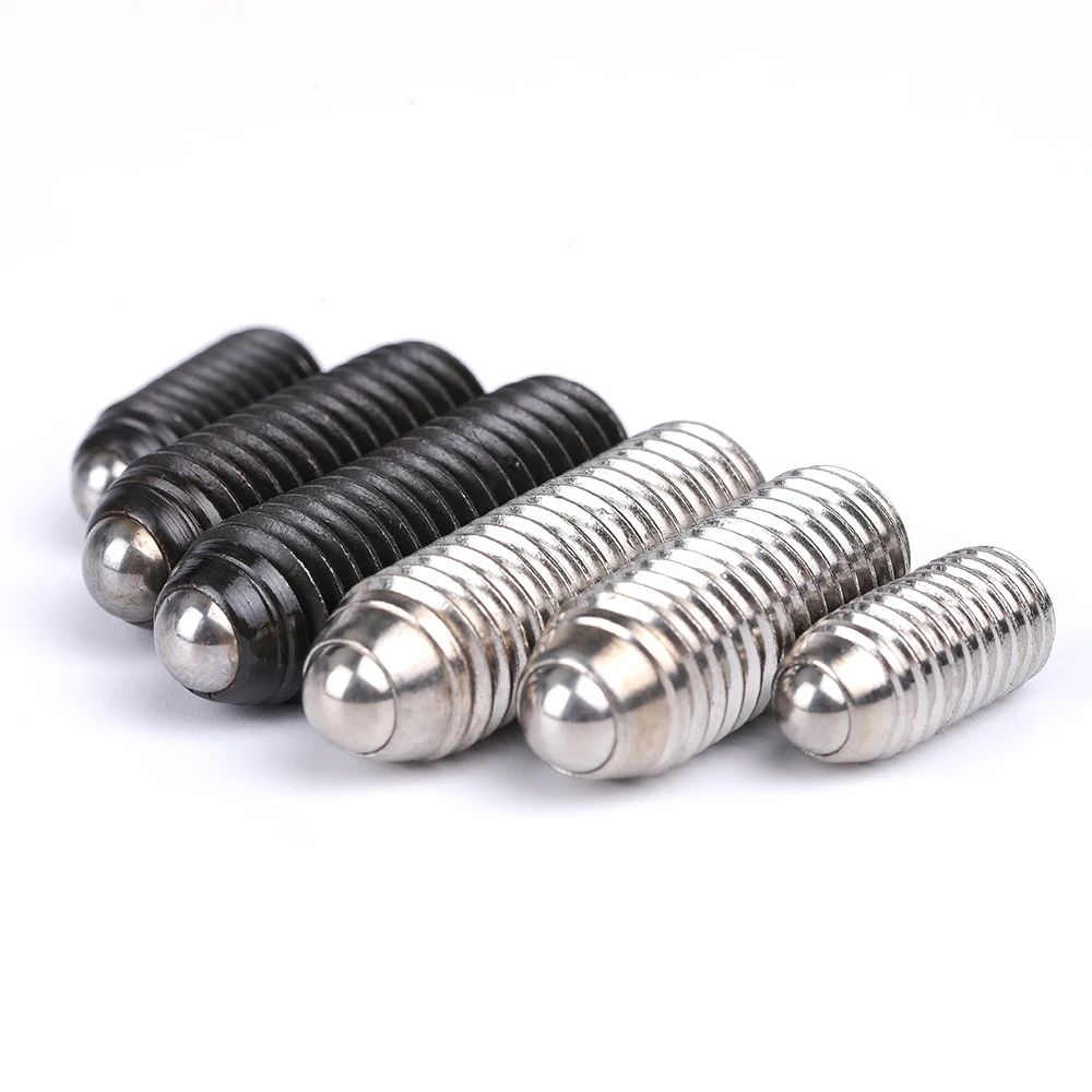 

M3 M4 M5 M6 M8 M10 M12 Black Grade 12.9 304 stainless steel Hex Socket Allen Spring Ball Plunger Grub Point Set Screw Bolt