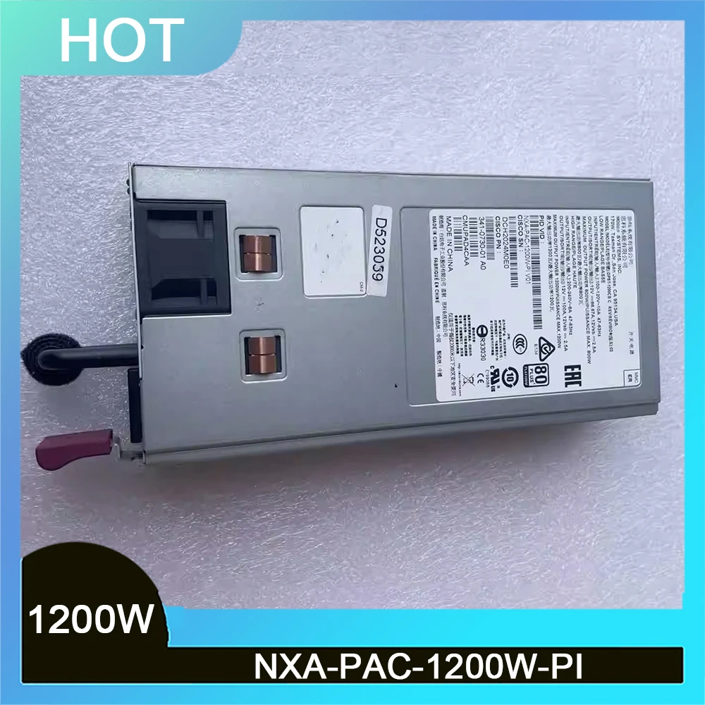 1200 Вт для блока питания Cisco NXA-PAC-1200W-PI 341-0730-01 Nexus 9000