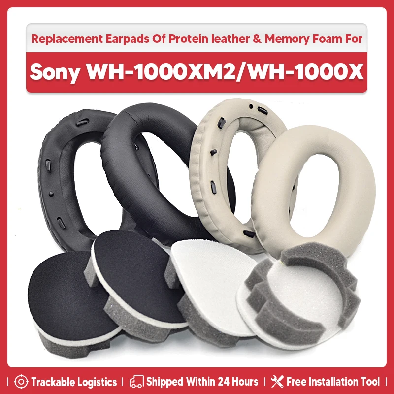 1000XM2 амбушюры Замена белок кожи пены памяти подушечки Подушка для Sony WH-1000XM2 MDR-1000X