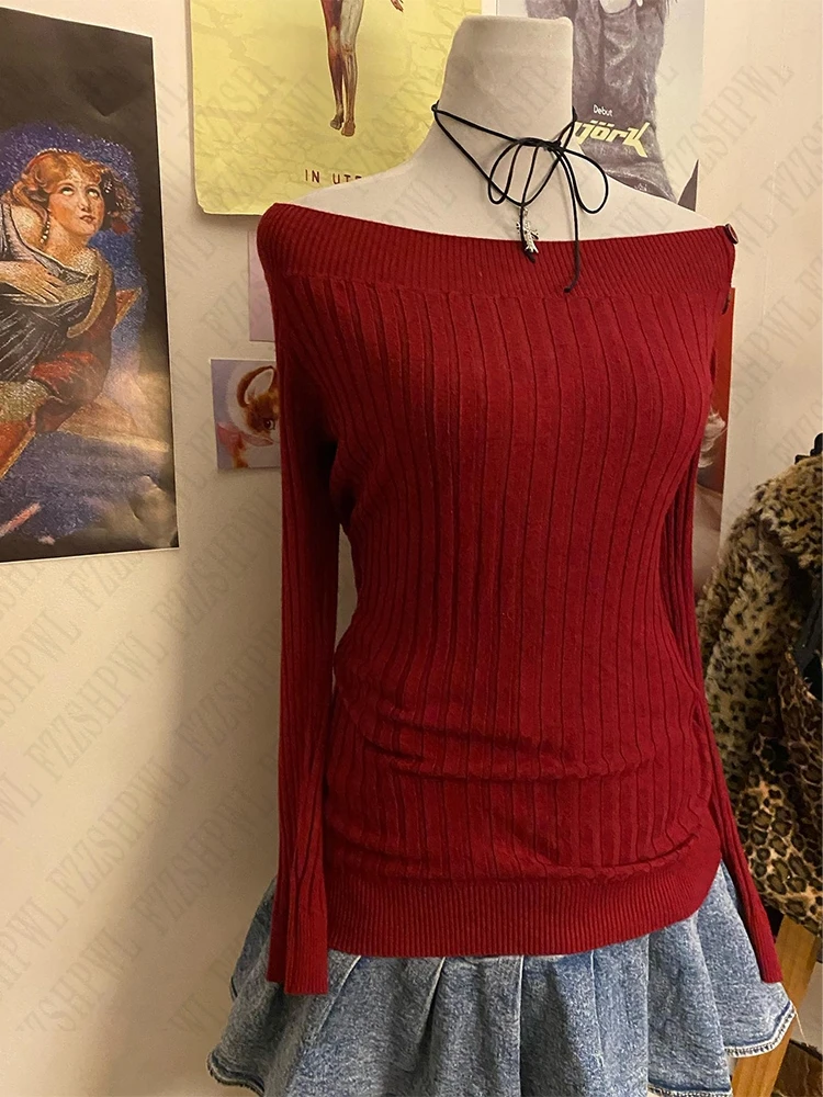 Женский пуловер в стиле Харадзюку Y2K модный многофункциональный ретро