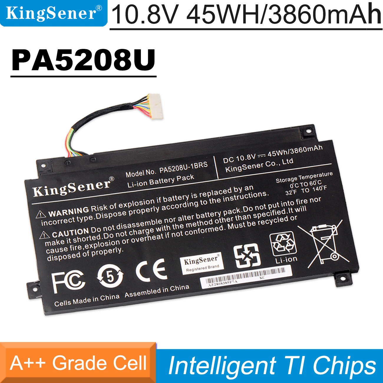 Kingsener Pa5208u1brs Pa5208u Bateria para Toshiba Chromebook Cb30 Cb35 Cb35-b3340 Cb35-b3330 para Satellite E45w P55w L55w-c L55