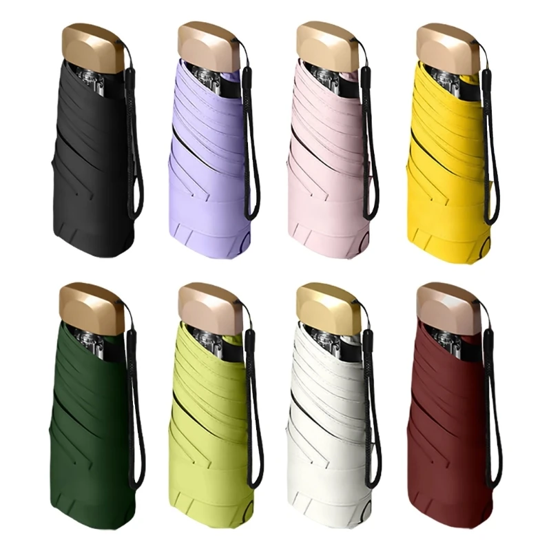 Легко носить с собой складной зонтик от дождя укрытие солнца и прочная