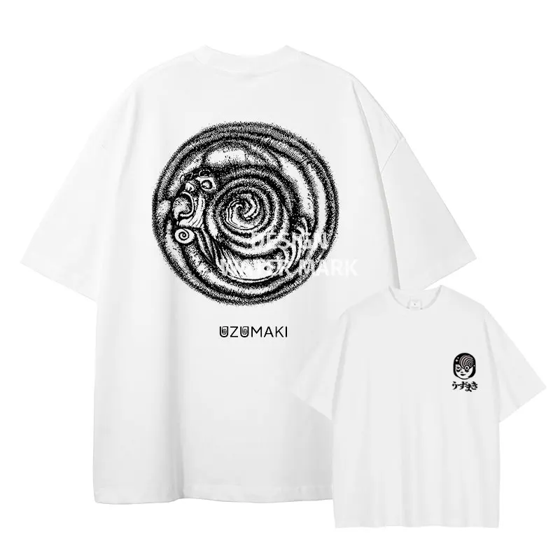 Футболки с аниме Tomie Kawakami винтажные потертые футболки Узумаки Спираль в ужасы