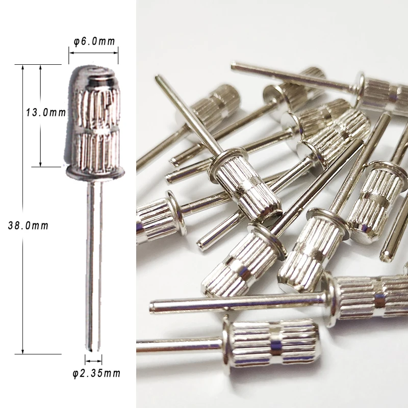 

Holding Drill Bits Sanding Bands Stainless Metal Shaft For Sanding Bands For Dead Hard Skin Callus Remove Foot Nail Care Salon