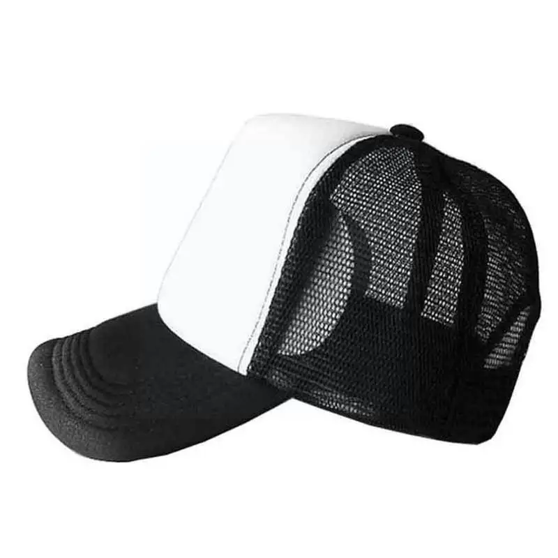 Baseball 58-60cm Adjustable Black White Cotton Mesh Dad Men Caps Hop Hip Hat Hats Women Baseball Custom Logo Unisex V1U8 images - 6