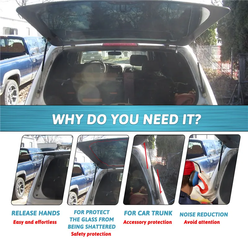 2 шт./комплект подъёмники для задних ворот Ford Explorer 1991-2001 Mazda Navajo 1991-1994